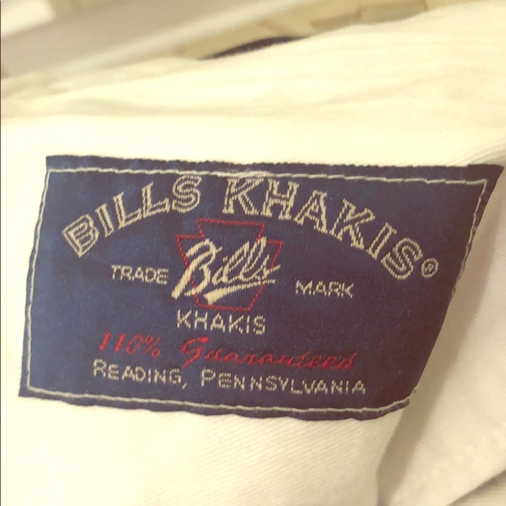Navy Bills Khakis 100% cotton slacks size 36